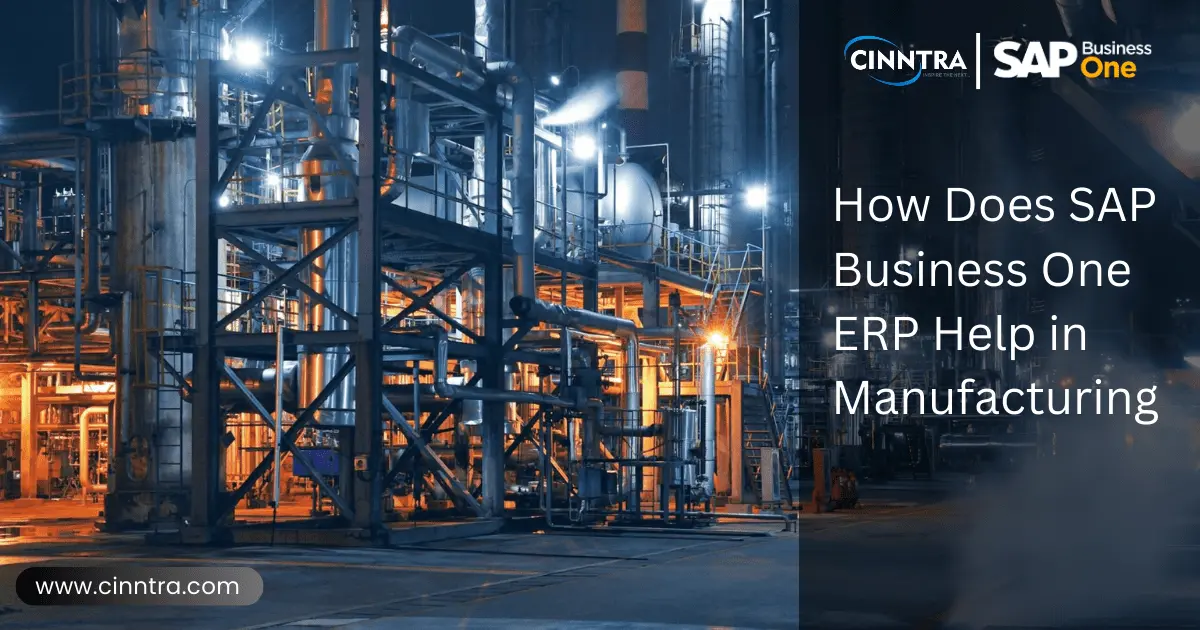 SAP b1 ERP for Manufacturing